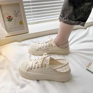 Casual Shoes Kawaii For Women Flat Round Toe Woman Footwear Mesh Breathable Canvas Black Cute Low Trends 2024 Shoe Luxury Light A