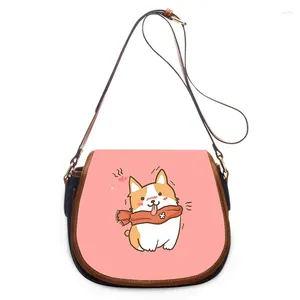 Shoulder Bags Cartoon Puppy Dog 3D Print Fashion Women Crossbody Bag Luxury Handbags Zipper