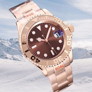 Mode mens sportklockor för män rostfritt stål automatiska klockor lyx man affärer avslappnad armbandsur relogio masculino mekanisk klock 40mm klockor