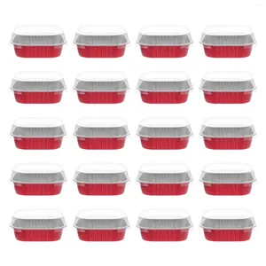 Disposable Cups Straws Cheese Dessert Containers Convenient Baking Square Pudding Supply Household Cupcake Multi-function