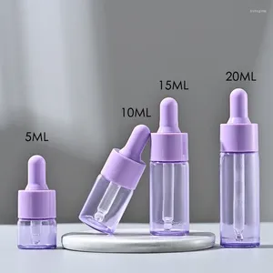 保管ボトル5ml 10ml 15mlミニミニ空のエッセンシャルオイルドロッパーボトル用香水用化粧品ガラス