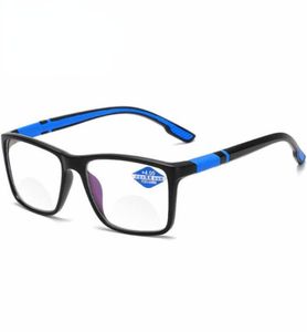 Солнцезащитные очки модные бокалы для чтения женщины мужчины против синего света, пресбиопия очки бифокаль рядом с ущербами гиперопии 15 20 25 5158617