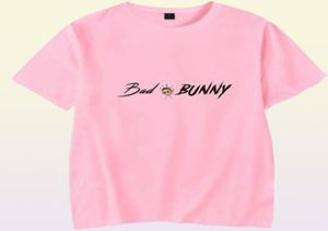 Badbunny kötü tavşan büyük boy tişört kadın erkekler harajuku 100 pamuk kısa kollu vintage rap hip hop tshirt homme sokak kıyafeti6939223