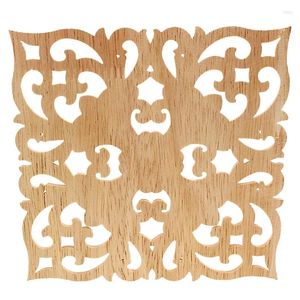 Decorative Plates Wooden Decal Supply European-Style Applique Real Wood Carving Accessories And Retail.Woodcarving