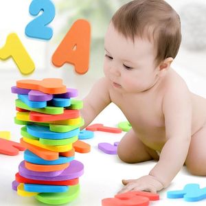 Wall Clocks Alphanumeric Stickers Educational Alphabet Toys Early Baby Toddler Recognize Infant