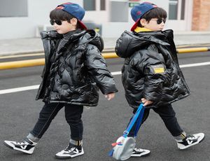 UMJ3 Fashion Winter Parkas Cottonded Bubble Poat Kids Waterpper Waterphore Leather Red Puffer Jacket D30BB85 Patent Kids Y1908282556507