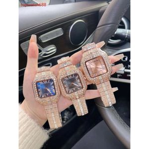 1 : 1 Moissanite Diamond Men 's Watch 디자이너 정밀한 강철 케이스 및 스트랩 미네랄 슈퍼 미러 표면 아이스 아웃 시계 0213을 가진 시계