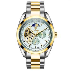 Armbanduhren 2024 Verkauf von Herren Skeleton Watch Mode hochwertige sportlich was wasserdichte Luxusdesign