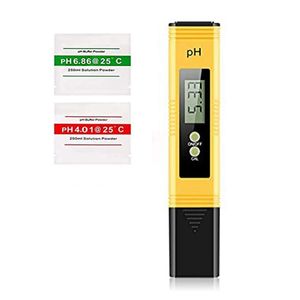 PH-Messgerät für Wasser, pH-Tester 0.01 PH-Genauigkeitswasserqualitätstester mit 0-14 pH-Messbereich für Haushaltskosten