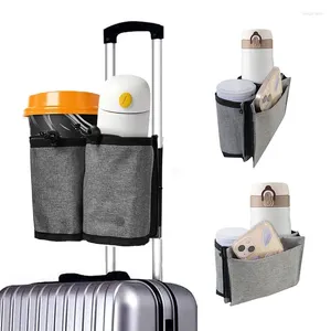 Storage Bags Suitcase Cup Set Travel Portable Drink Multifunctional Pull Rod Case Hands-free Milk Tea