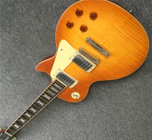 Shop personalizzato Shop Custom 59 Paul Vos Chibson Electric Guitar Sunrise con chitarre di Hard Case Guitarra9140477
