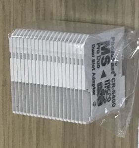 Aksesuarlar 10pcs 20pcs/Lot CR5400 CR5400 PSP TF SD kartına MS Pro Duo Hafıza Kartı Yuvası Adaptörü