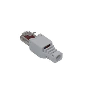 Brak złącza zacisku kabla Ethernet bez narzędzia kryształowy wtyczka złącza CAT6 RJ45