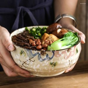 Miski ceramiczna ramen miska kuchnia zastawa stołowa domowa restauracja roślinna i sałatka owocowa