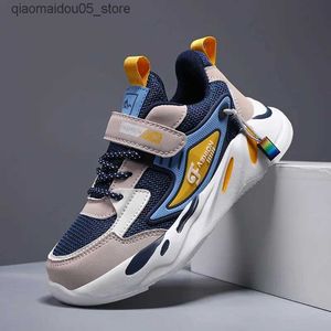 Sneakers Childrens fashionable sports shoes walking breathable casual suitable for boys and girls lightweight childrens running Q240413