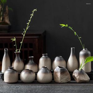 Wazony w stylu japoński mini wazon retro zen herbata stół kwiat wkładki ceramiki aranżacją aranżacją akcesoria