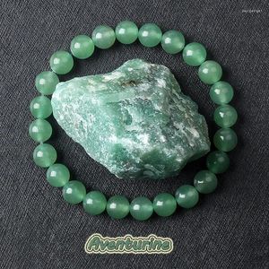 Оригинальный натуральный зеленый авентуриновый женщины Jades Quartz Mala Bears Bracelet Meditation Medition Healing Jewelry