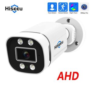 Kamery IP Hiseeu 1080p AHD Bullet Camera Outdoor Security WaterProf Motion Wykryj 2MP Analog CCTV Kamera 20m Nocna Noc