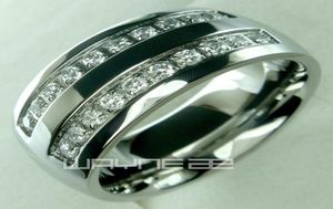 Hans män rostfritt stål fast ringband bröllopsengagemang ringstorlek från 8 9 10 11 12 13 14 153312983