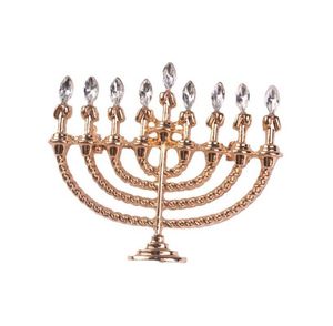 Broches pinos clássicos 9 broche de menorah para homens mulheres israel judeu hanukkah jóias