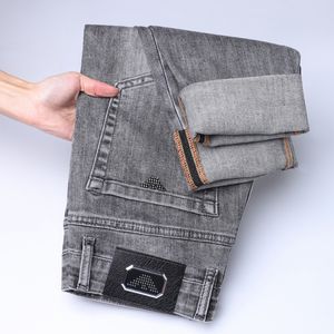 Jeans masculinos Primavera do verão Men fino Slim Fit Fit