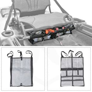 Barche per acqua di stoccaggio in mesh in mesh in mesh nylon sport water sedile kayak accessori per kayak strumento di stoccaggio ad alta capacità