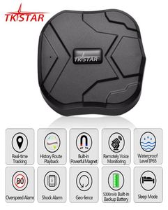 GPS Tracker Car Tkstar Tk905 5000mAh 90 dias em espera 2G Rastreador de veículos GPS Localizador de ímã à prova d'água Monitor de voz Web App G5397221