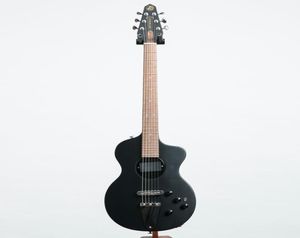 Rick Turner Model 1 Özel C Ele Gitar Tüm Siyah Saten Sınırlı Ürün Edition Bağlantısız Maun Vücut Laminasyon Topuk Kapağı Abalon5281253