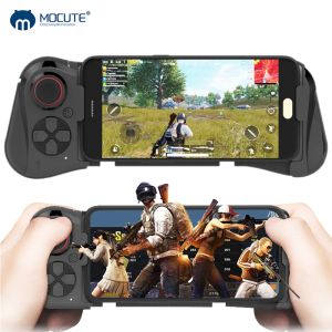 GamePads MOCUTE 058 Wireless Gamepad Android Joystick VR Telescopic Gaming Controller för PUBG Mobile Controller för iPhone