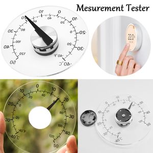 窓屋外温度計の断片テスタークリアグリーンハウス湿度計測定ゲージ防水温度メーターポインター