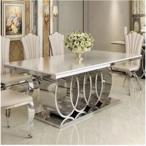 New Light Luxury European Post-modern Marble Square Coffee Table Set Living Room Design Models Custom Furniture