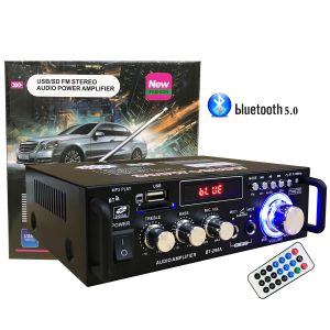 Amplifier Home Digital Amplifiers Audio Display 300W+300W Digital HIFI Audio Stereo Power Amplifier 2 Channel Digital Amplifiers BT298A