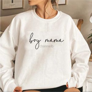 Damen Hoodies Sweatshirts Junge Mama Sweatshirt Mütter Tag Geschenk Junge Mutter Hoodie Frauen Hoodies Langarm Crewneck Sweatshirts weibliche lässige Pullover Tops 240413