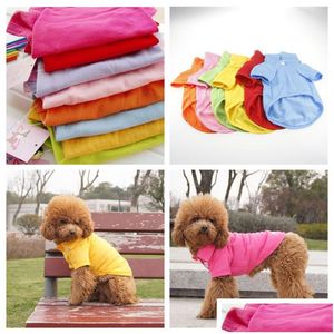 Dog Apparel Pet Clothes Fashion Cotton Vest Winter Warm Dogs Coat Teddy Cute Trendy Sweatshirt Outerwears Drop Delivery Home Garden Su Dh2Hv