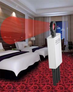 Детектор антипекинг скрытый детектор камеры Портативный мини -USB Alarm Hotel Инфракрасный антивиднадзор