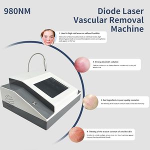Lazer makinesi 980nm lazer örümcek damarları çıkarma makinesi diyot yüzü vücut vasküler varisli ven team rosacea cihazı satışta