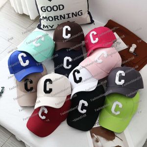 Celebrity C Patch Designer Baseball Caps Hats For Men Women Spring Summer Outdoor Sport Sunshade Cool and Handsome Trójwymiarowa czape