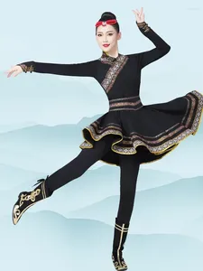 Abbigliamento da palcoscenico abbigliamento da danza mongole abbigliamento femminile esame arte minoranza pratica moderna