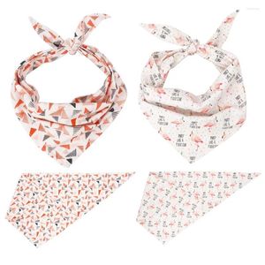 Собачья одежда Flamingo Bandana обратимой галстук на шарфе