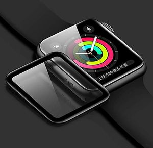 Glass curvo 3D Curved Temped 9H Protective Guard Film Protector o Apple Watch Series 5 4 3 2 1 40mm 44mm 38mm 42mm senza RET8227346