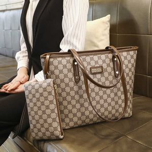 i Mother Child Bag Womens 2024 Letnia wszechstronna torebka drukowana duża pojemność Tote Proste ramię