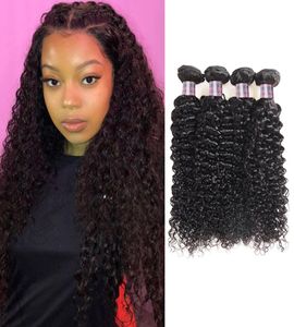 Ishow Brazilian Deep Curly Water Body Straight Human Hair Bundles 4pcs Human Hair Extensions Whole Malaysian Virgin Curly Hair1502529