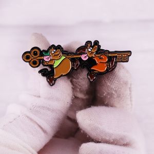 Childhood princess mouse cat enamel pin childhood game movie film quotes brooch badge Cute Anime Movies Games Hard Enamel Pins