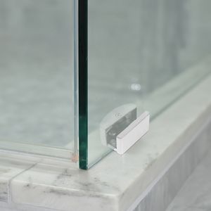 Drzwi prysznicowe dolne przewodniki prysznic szklane szklane wałek do szklanki na szklankę o grubości 5-14 mm