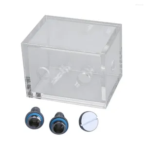 Computer Coolings 200ml G1/4 Thread Port Acrylic Water Cooling Tank Cooled Reservoir For PC System