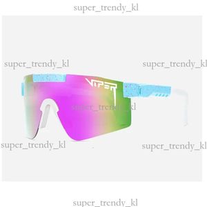 Nuovi occhiali da sole di grandi dimensioni di alta qualità polarizzati lenti rosse specchio TR90 Frame Uv400 Protection Men Sport Pitvipers Wih Case 204