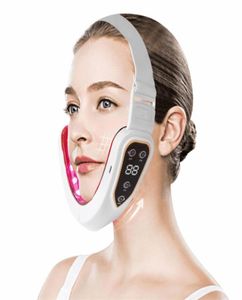 Microcurrent V Face Shape Face Lifting EMS Slimming Massager Double Chin Remover LED Light Lift Device 2204266246883