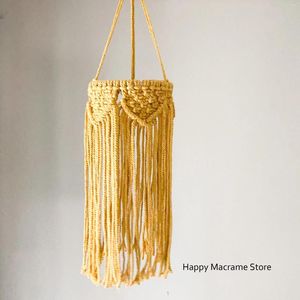 Tapestries Boho Tapestry Hanging Macrame Ceiling Decor Pendant Lampshade Home Wedding Nursery Mobile