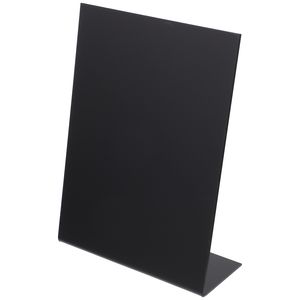 1PC Creative Tabletop Chalkboard Pisanie tablica zapisu Memo Blackboard (czarny)