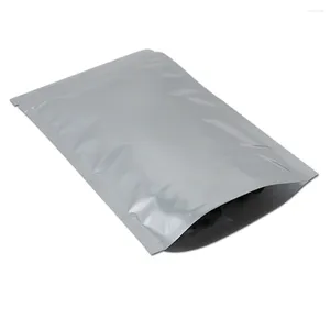 Storage Bags 5.5''x7.9'' (14x20cm) Mylar Stand Up Aluminum Foil Clear Packaging Package Bag For Food Coffee Nuts Zipper Event